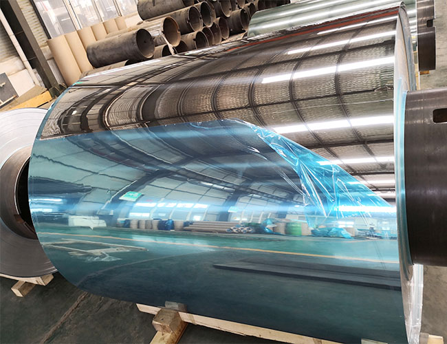 High reflectivity mirror aluminum plate